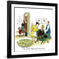 Hazel Cartoon-Ted Key-Framed Giclee Print