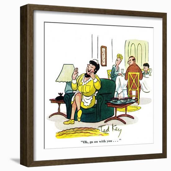 Hazel Cartoon-Ted Key-Framed Giclee Print