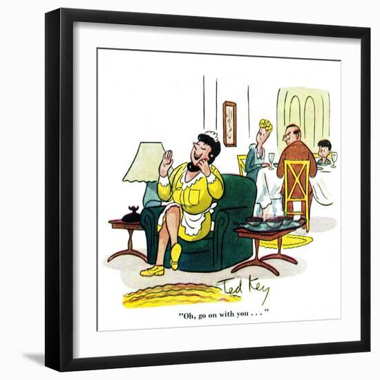 Hazel Cartoon-Ted Key-Framed Giclee Print