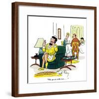 Hazel Cartoon-Ted Key-Framed Giclee Print