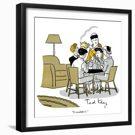 Hazel Cartoon-Ted Key-Framed Giclee Print