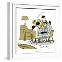 Hazel Cartoon-Ted Key-Framed Giclee Print