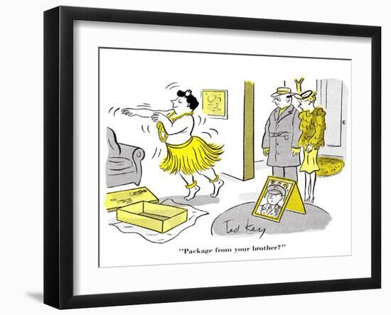 Hazel Cartoon-Ted Key-Framed Giclee Print