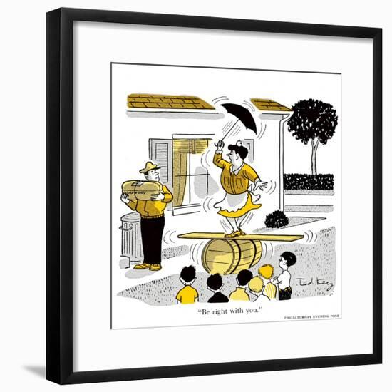 Hazel Cartoon-Ted Key-Framed Giclee Print