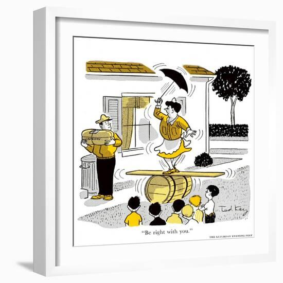 Hazel Cartoon-Ted Key-Framed Giclee Print