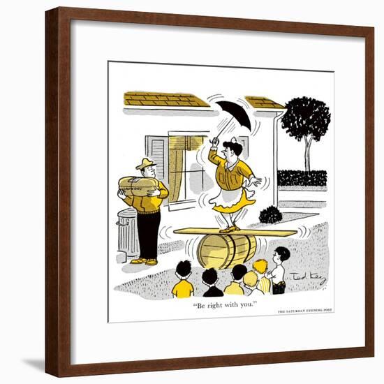 Hazel Cartoon-Ted Key-Framed Giclee Print