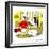 Hazel Cartoon-Ted Key-Framed Giclee Print