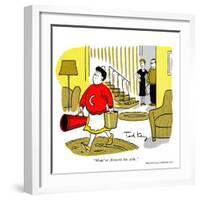 Hazel Cartoon-Ted Key-Framed Giclee Print