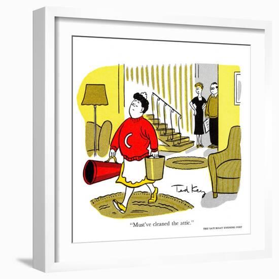 Hazel Cartoon-Ted Key-Framed Giclee Print