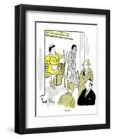 Hazel Cartoon-Ted Key-Framed Premium Giclee Print