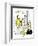 Hazel Cartoon-Ted Key-Framed Premium Giclee Print