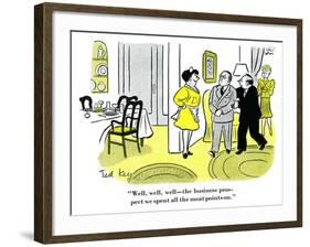 Hazel Cartoon-Ted Key-Framed Giclee Print