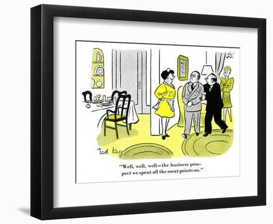 Hazel Cartoon-Ted Key-Framed Giclee Print