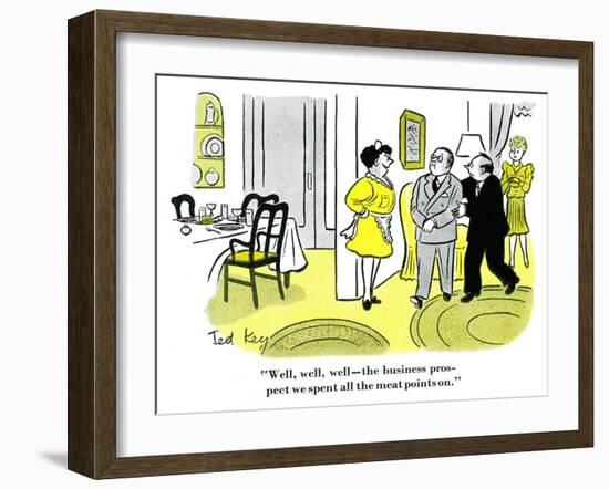 Hazel Cartoon-Ted Key-Framed Giclee Print