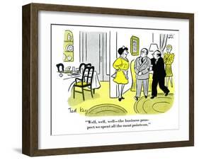 Hazel Cartoon-Ted Key-Framed Giclee Print