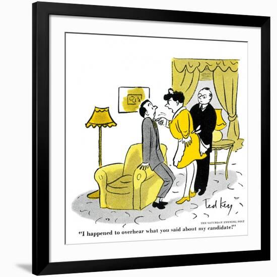 Hazel Cartoon-Ted Key-Framed Giclee Print