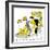 Hazel Cartoon-Ted Key-Framed Giclee Print