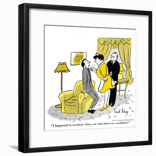 Hazel Cartoon-Ted Key-Framed Giclee Print