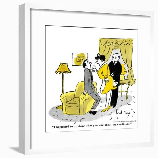 Hazel Cartoon-Ted Key-Framed Giclee Print