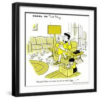 Hazel Cartoon-Ted Key-Framed Giclee Print