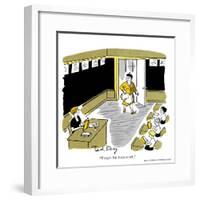 Hazel Cartoon-Ted Key-Framed Giclee Print