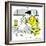 Hazel Cartoon-Ted Key-Framed Giclee Print