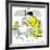 Hazel Cartoon-Ted Key-Framed Giclee Print