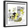 Hazel Cartoon-Ted Key-Framed Giclee Print