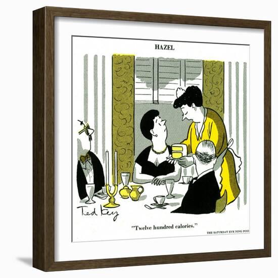 Hazel Cartoon-Ted Key-Framed Giclee Print