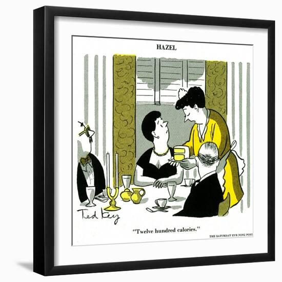 Hazel Cartoon-Ted Key-Framed Premium Giclee Print