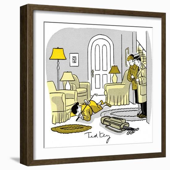 Hazel Cartoon-Ted Key-Framed Giclee Print