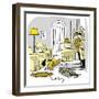 Hazel Cartoon-Ted Key-Framed Giclee Print