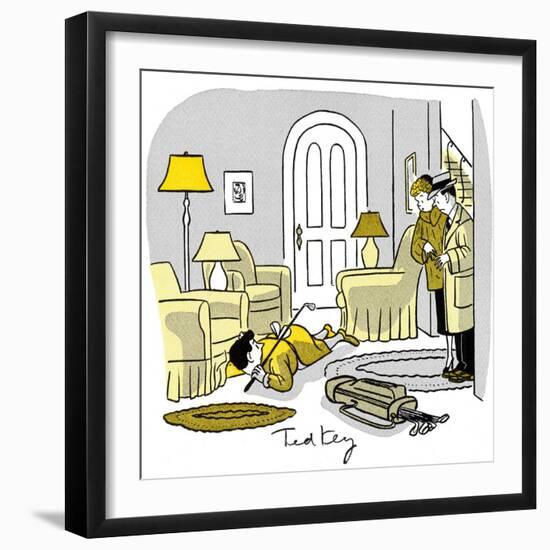 Hazel Cartoon-Ted Key-Framed Giclee Print