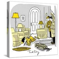 Hazel Cartoon-Ted Key-Stretched Canvas