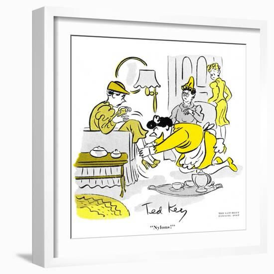 Hazel Cartoon-Ted Key-Framed Giclee Print