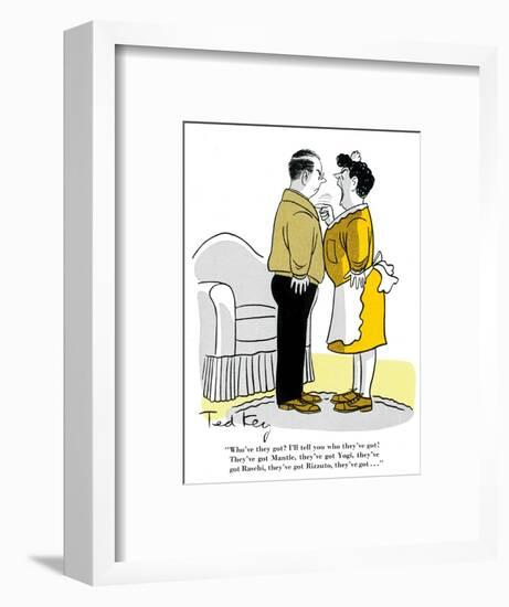 Hazel Cartoon-Ted Key-Framed Giclee Print