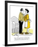 Hazel Cartoon-Ted Key-Framed Giclee Print