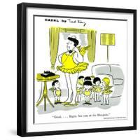 Hazel Cartoon-Ted Key-Framed Giclee Print