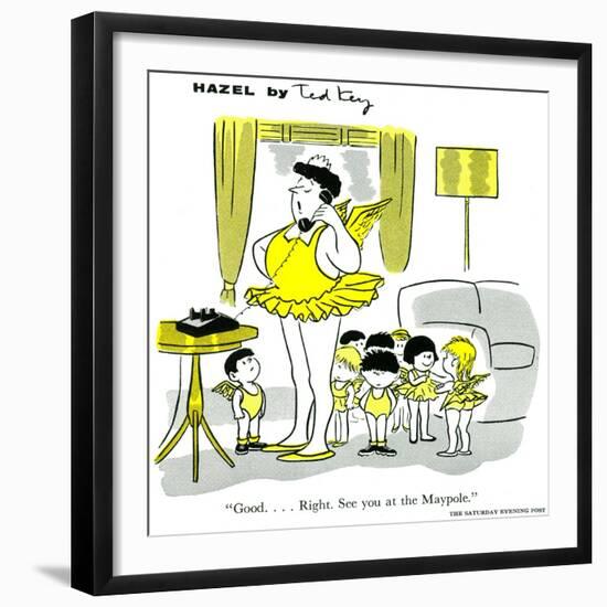 Hazel Cartoon-Ted Key-Framed Giclee Print