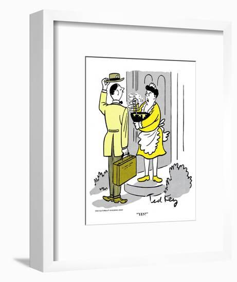 Hazel Cartoon-Ted Key-Framed Giclee Print