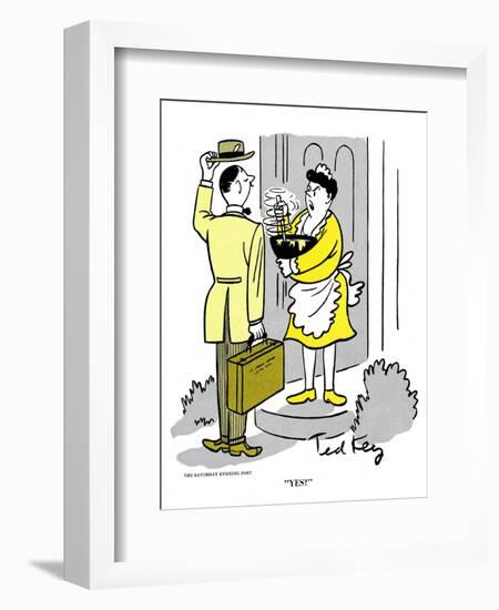 Hazel Cartoon-Ted Key-Framed Giclee Print