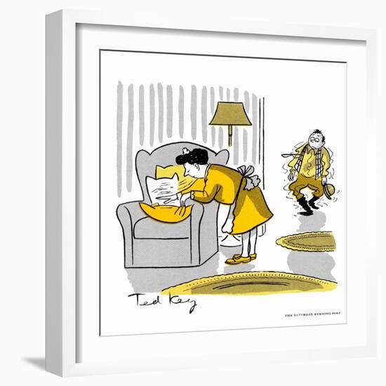 Hazel Cartoon-Ted Key-Framed Giclee Print