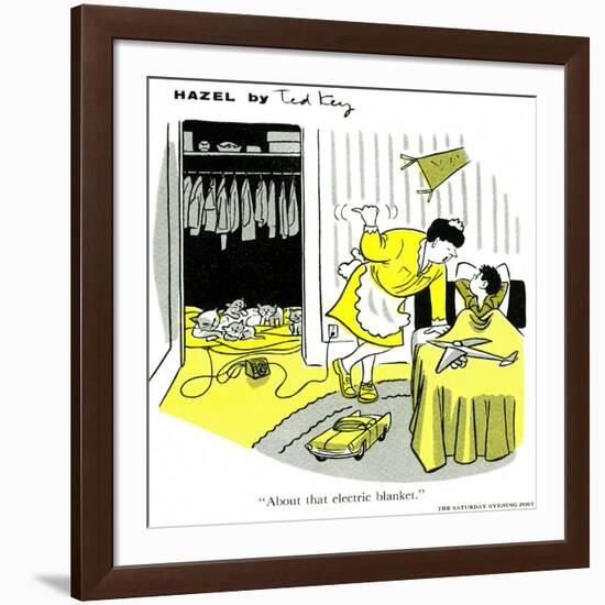 Hazel Cartoon-Ted Key-Framed Giclee Print