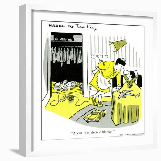 Hazel Cartoon-Ted Key-Framed Giclee Print