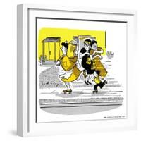 Hazel Cartoon-Ted Key-Framed Giclee Print