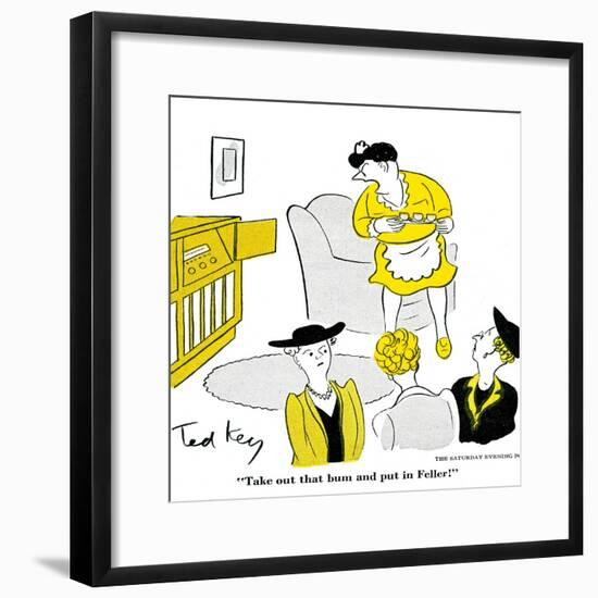 Hazel Cartoon-Ted Key-Framed Giclee Print