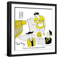 Hazel Cartoon-Ted Key-Framed Giclee Print