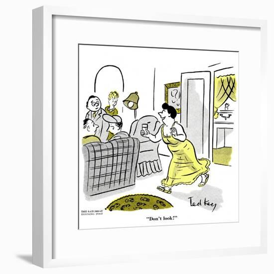 Hazel Cartoon-Ted Key-Framed Giclee Print