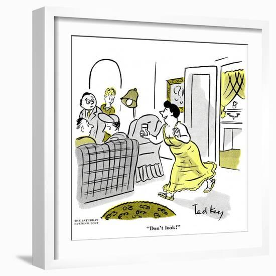 Hazel Cartoon-Ted Key-Framed Giclee Print