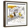 Hazel Cartoon-Ted Key-Framed Giclee Print